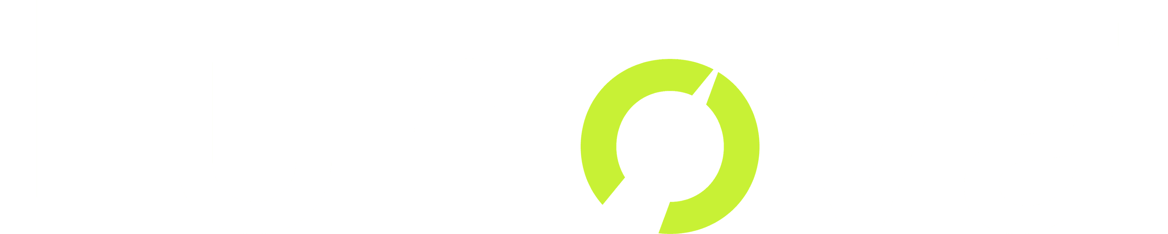 Lunova wordmark, white